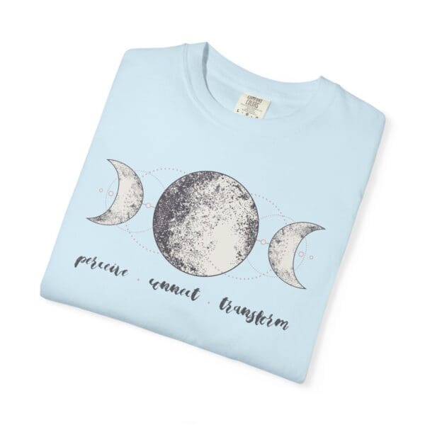 Perceive, Connect, Transform - Moon Phases Heavyweight T-Shirt - Image 21