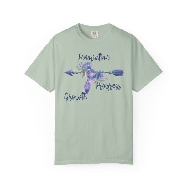 Innovation, Progress, Growth - Right Arrow Heavyweight T-Shirt - Image 20