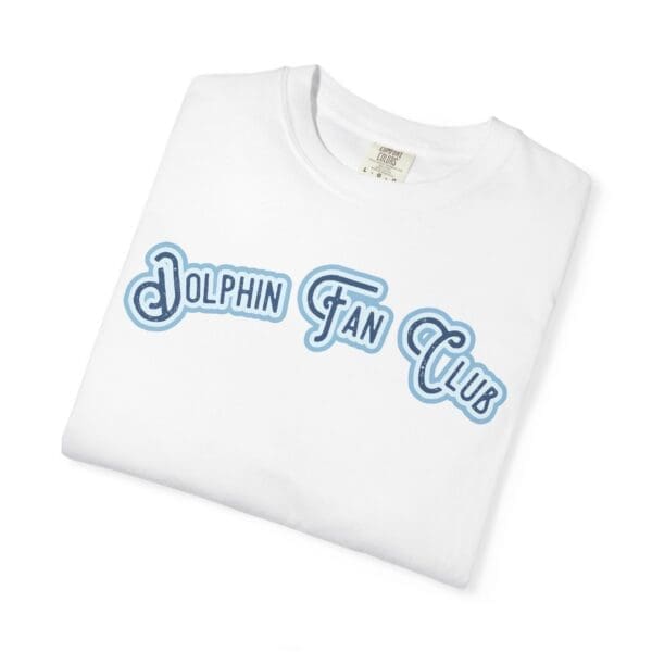 Dolphin Fan Club Heavyweight T-Shirt - Image 4