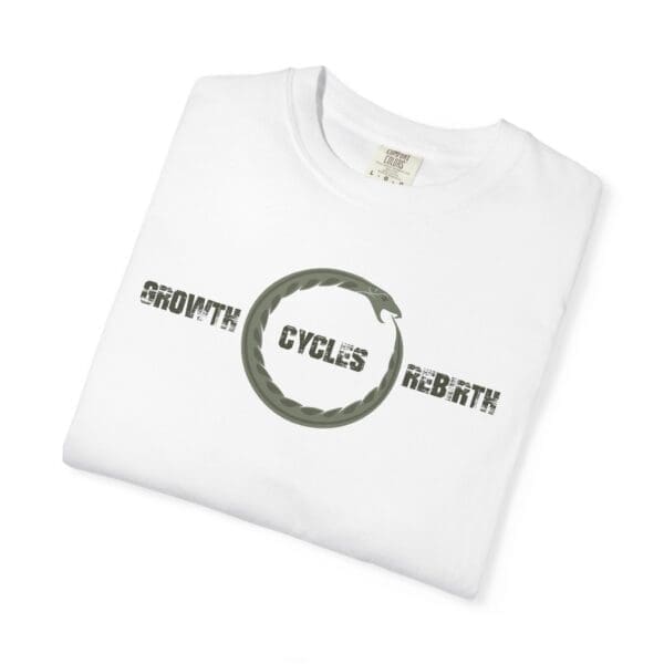 Growth, Cycles, Rebirth - Ouroboros Heavyweight T-Shirt - Image 4