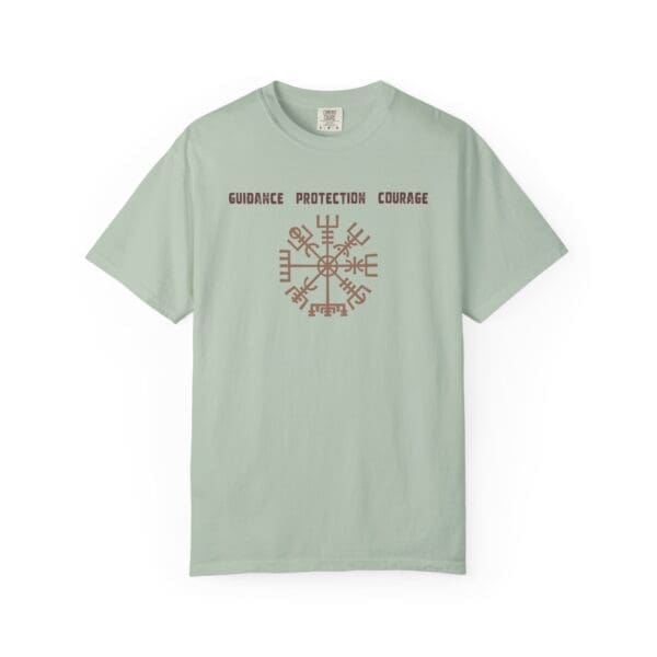 Guidance, Protection, Courage - Vegvisir Heavyweight T-Shirt - Image 15