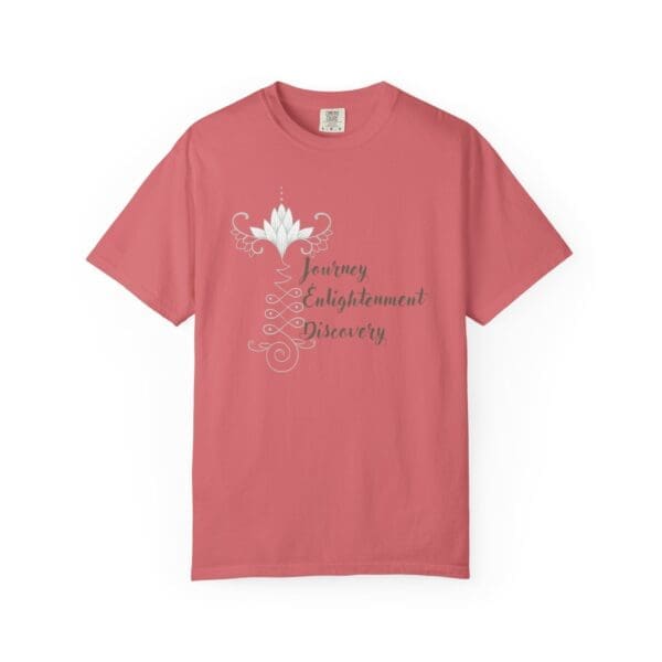 Journey, Enlightenment, Discovery - Unalome Lotus Heavyweight Tee - Image 11