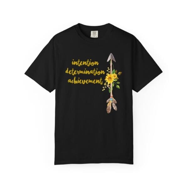 Intention, Determination, Achievement - Up Arrow Heavyweight Tee - Image 12