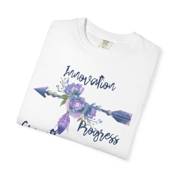Innovation, Progress, Growth - Right Arrow Heavyweight T-Shirt - Image 4