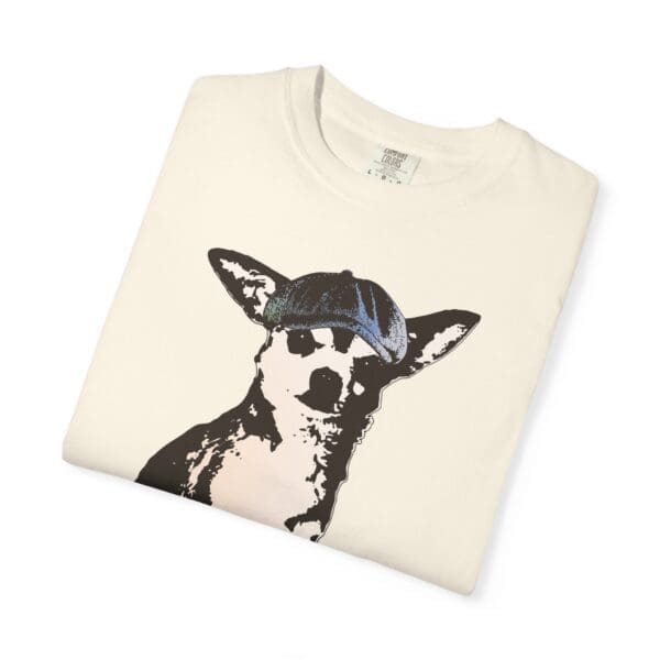 Newsboy Chihuahua Heavyweight T-Shirt - Image 8