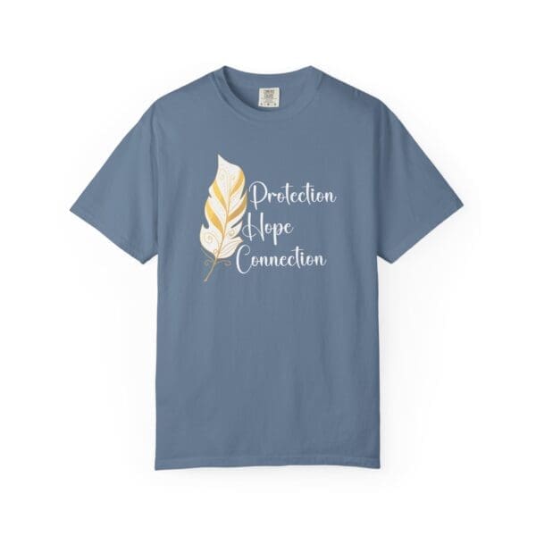 Protection, Hope, Connection - Feather Heavyweight T-Shirt - Image 12