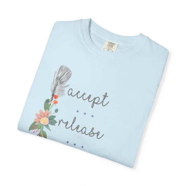 Accept, Release, Persevere - Down Arrow Heavyweight T-Shirt - Image 21