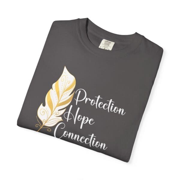 Protection, Hope, Connection - Feather Heavyweight T-Shirt - Image 21