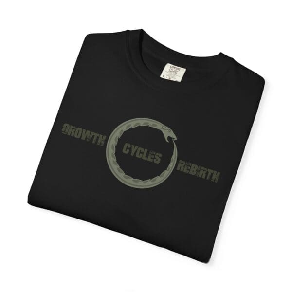 Growth, Cycles, Rebirth - Ouroboros Heavyweight T-Shirt - Image 21