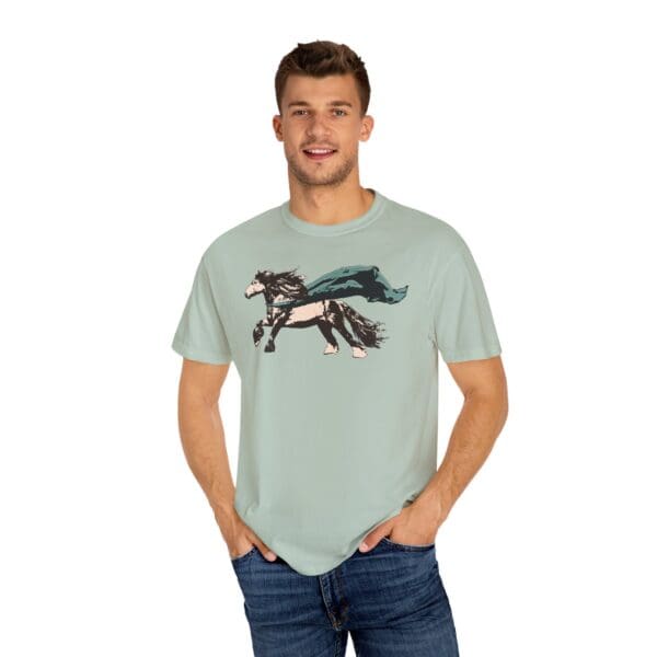 Horse Hero Heavyweight T-Shirt - Image 13