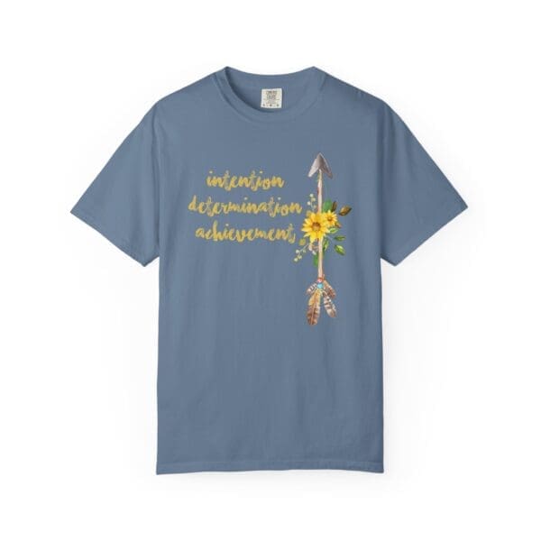 Intention, Determination, Achievement - Up Arrow Heavyweight Tee - Image 16