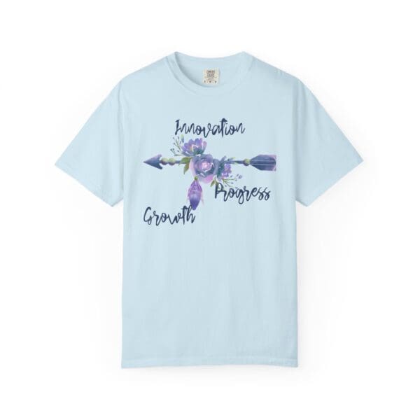 Innovation, Progress, Growth - Right Arrow Heavyweight T-Shirt - Image 16