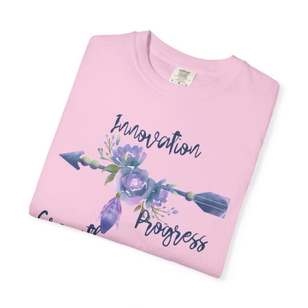 Innovation, Progress, Growth - Right Arrow Heavyweight T-Shirt - Image 8