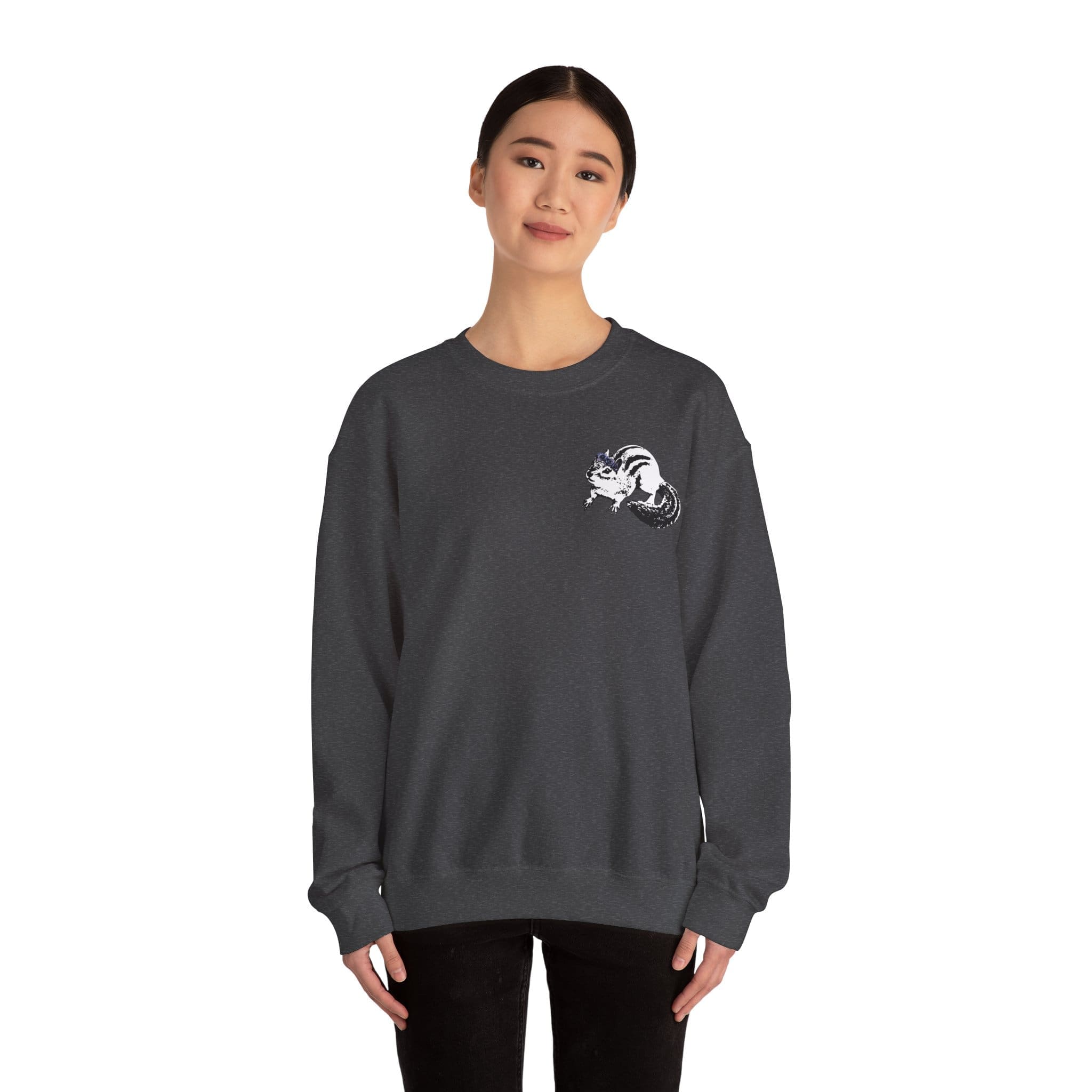 Chipmunk Flower Princess Crewneck Sweatshirt - Image 13