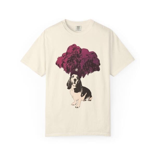 Basset Hound Performer Heavyweight T-Shirt - Image 7