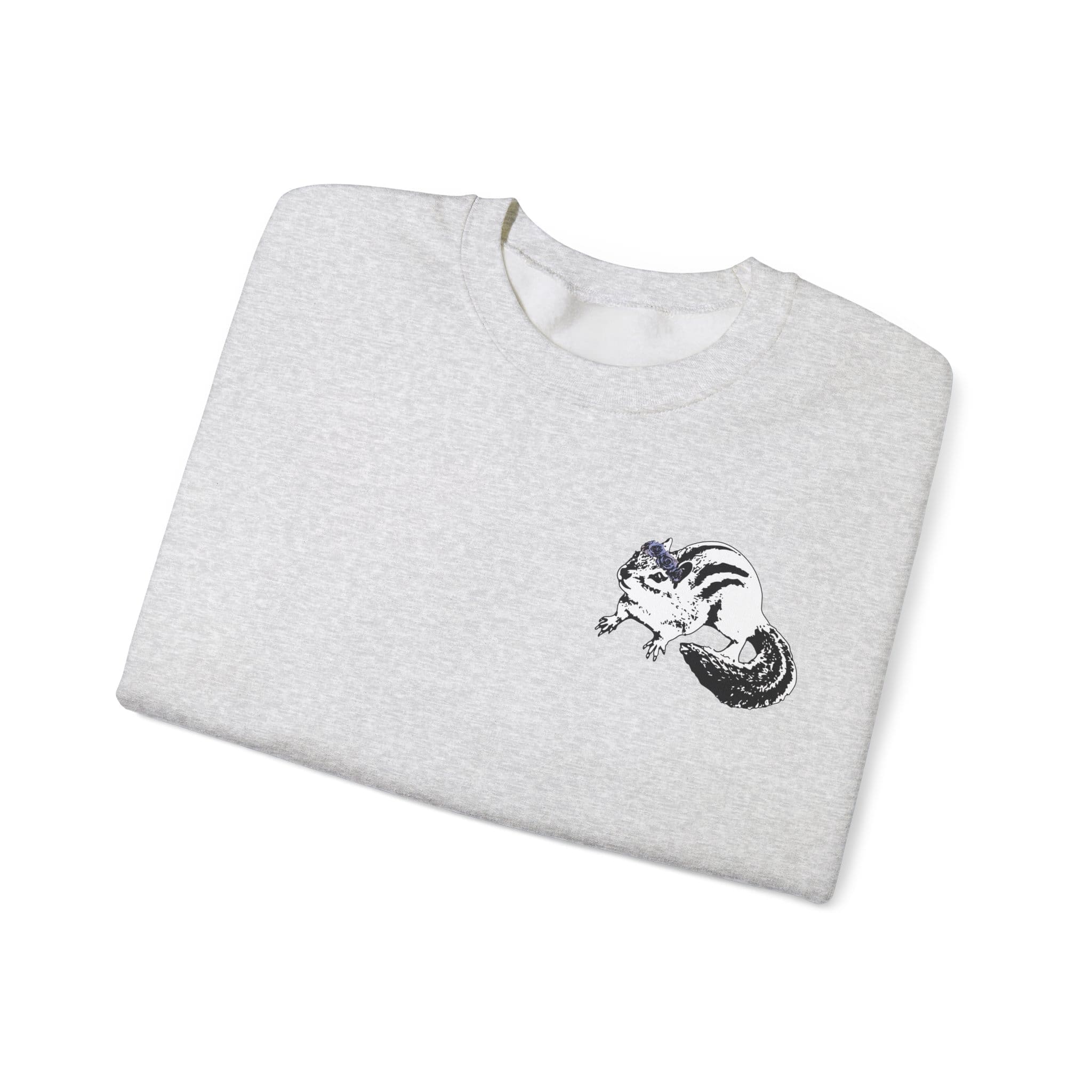 Chipmunk Flower Princess Crewneck Sweatshirt - Image 4