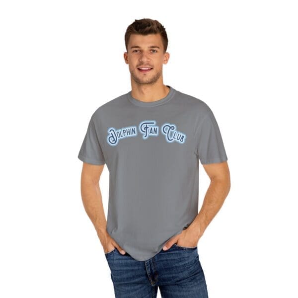 Dolphin Fan Club Heavyweight T-Shirt - Image 11