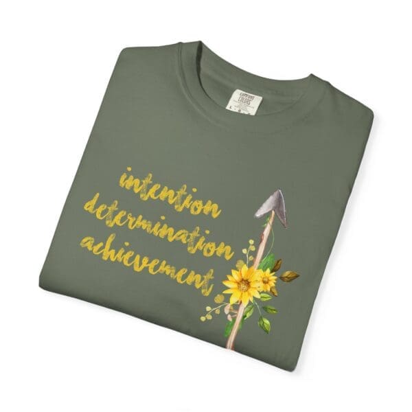 Intention, Determination, Achievement - Up Arrow Heavyweight Tee - Image 21