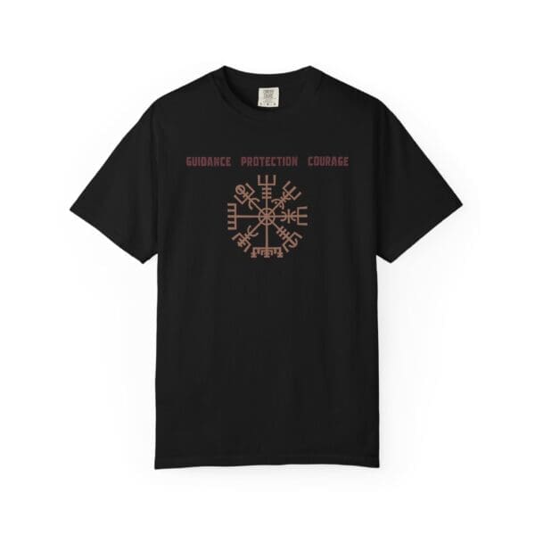 Guidance, Protection, Courage - Vegvisir Heavyweight T-Shirt - Image 20