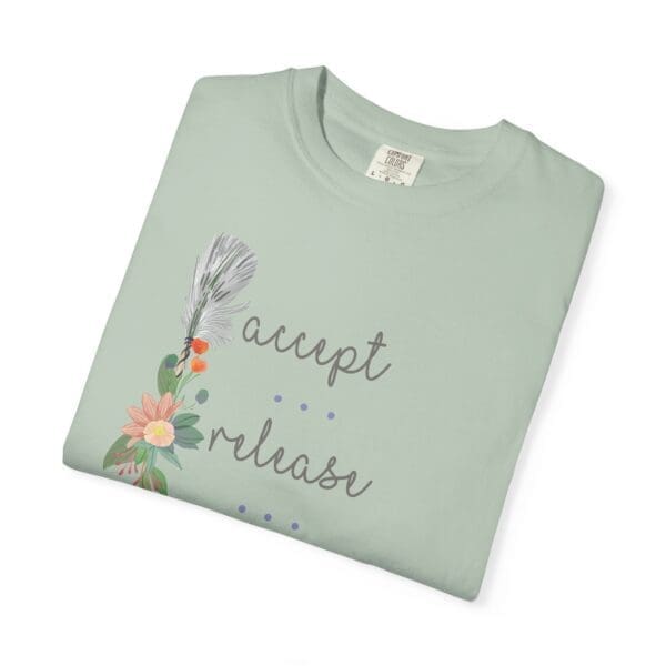 Accept, Release, Persevere - Down Arrow Heavyweight T-Shirt - Image 12