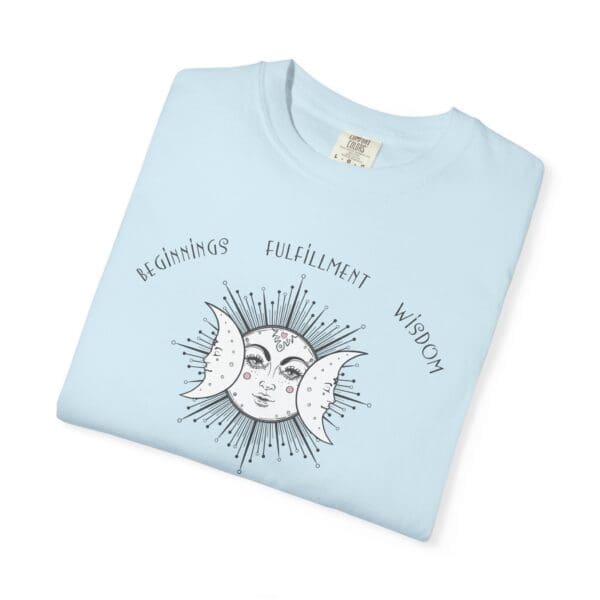 Beginnings, Fulfillment, Wisdom - Triple Moon Heavyweight T-Shirt - Image 21