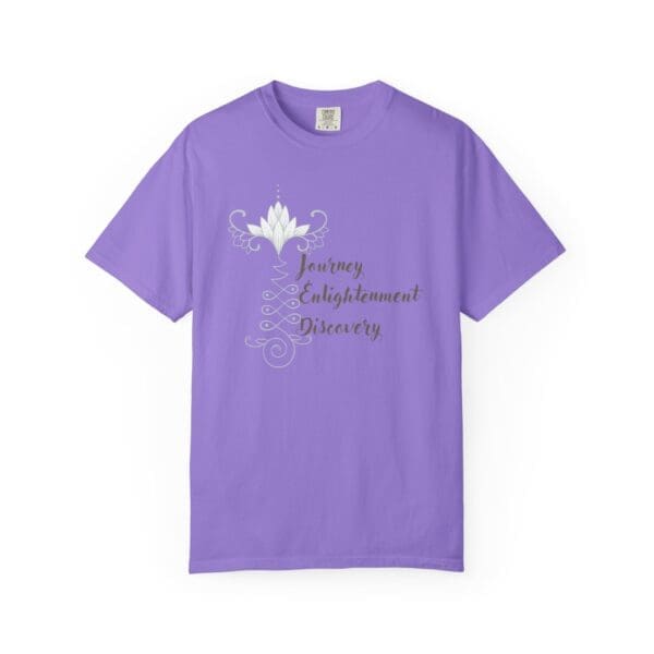 Journey, Enlightenment, Discovery - Unalome Lotus Heavyweight Tee - Image 16