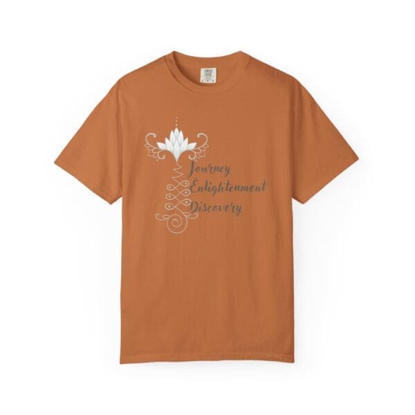 Journey, Enlightenment, Discovery - Unalome Lotus Heavyweight Tee - Image 7