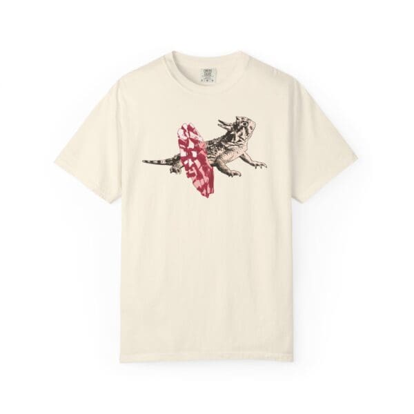 Dancing Horned Lizard Heavyweight T-Shirt - Image 7
