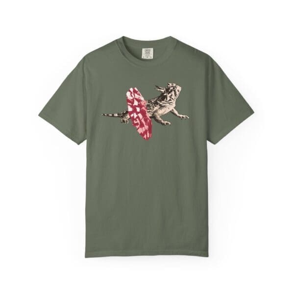 Dancing Horned Lizard Heavyweight T-Shirt - Image 12