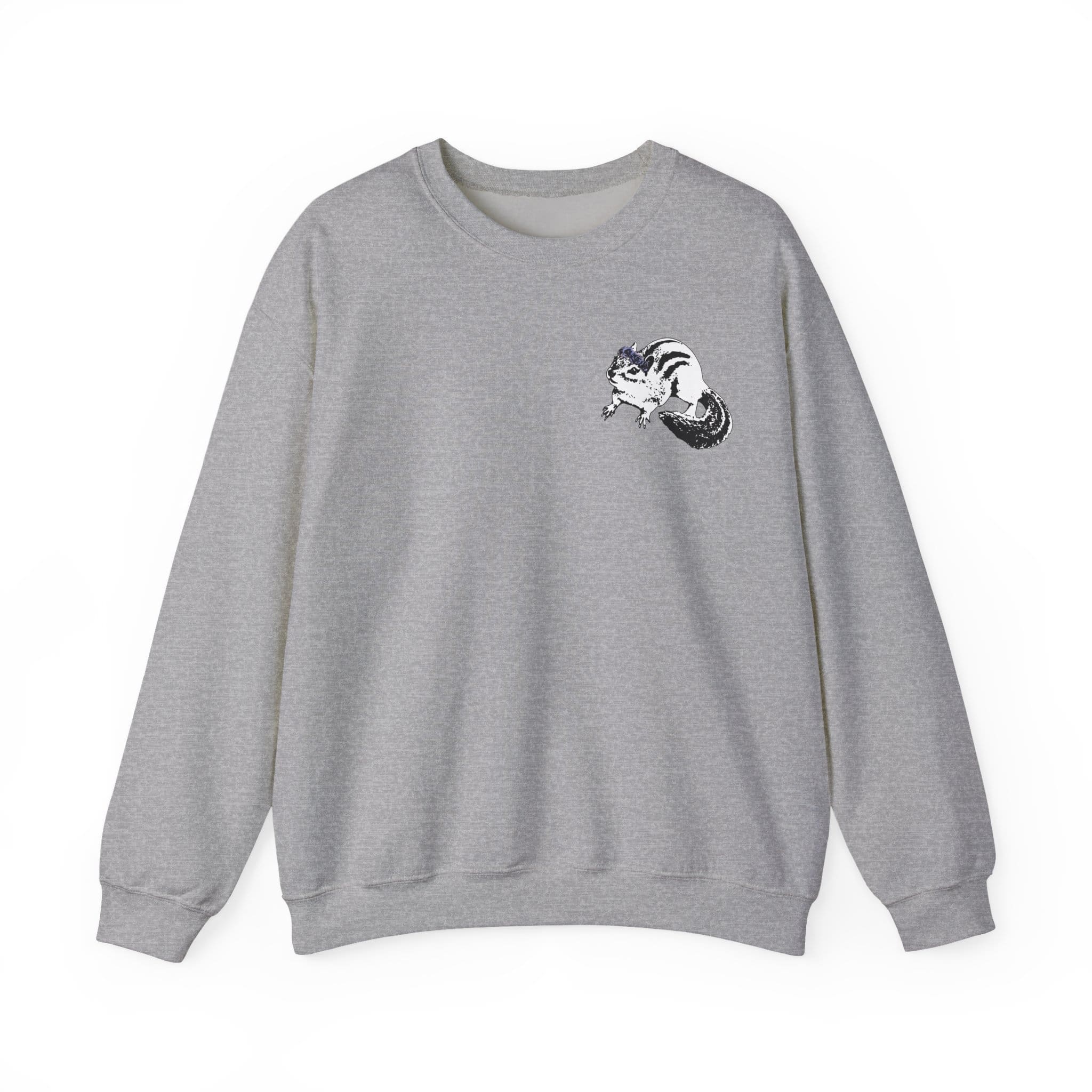 Chipmunk Flower Princess Crewneck Sweatshirt - Image 7