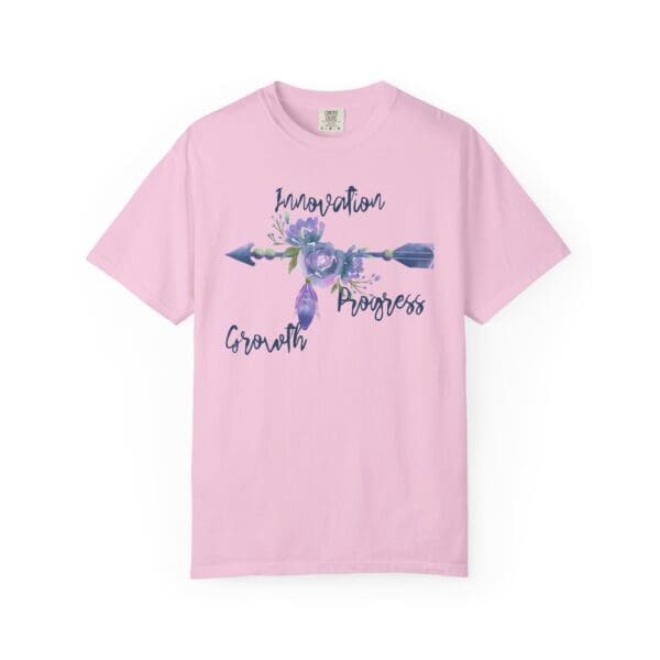 Innovation, Progress, Growth - Right Arrow Heavyweight T-Shirt - Image 7