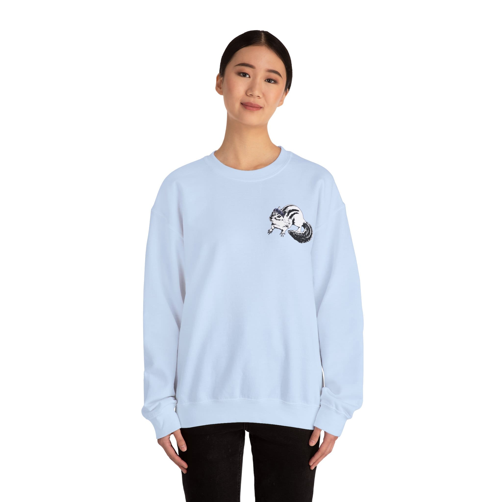 Chipmunk Flower Princess Crewneck Sweatshirt - Image 18
