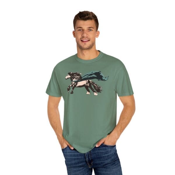 Horse Hero Heavyweight T-Shirt - Image 18