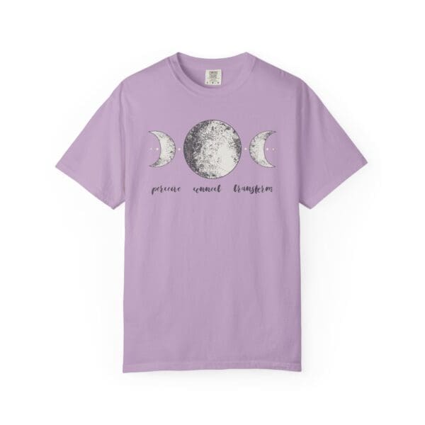 Perceive, Connect, Transform - Moon Phases Heavyweight T-Shirt - Image 12