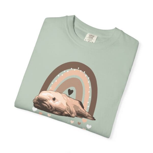 Boho Blobfish Rainbow Heavyweight T-Shirt - Image 13
