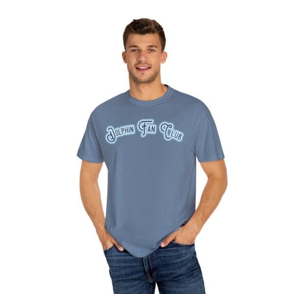 Dolphin Fan Club Heavyweight T-Shirt - Image 19