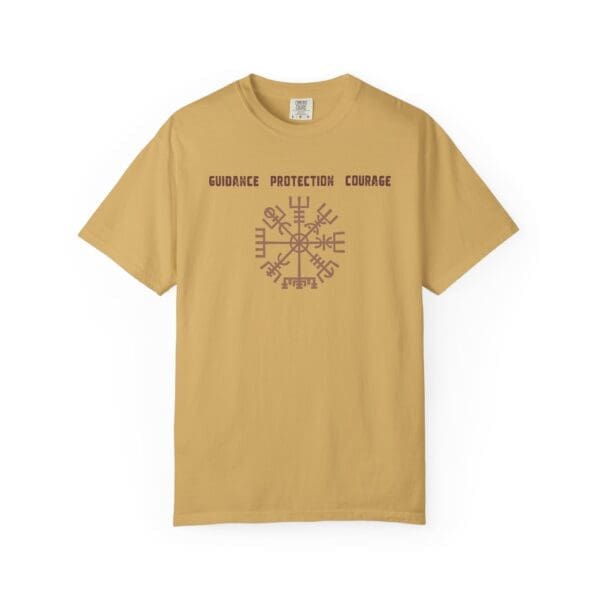Guidance, Protection, Courage - Vegvisir Heavyweight T-Shirt - Image 11