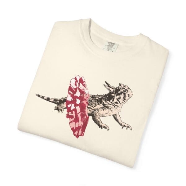 Dancing Horned Lizard Heavyweight T-Shirt - Image 8