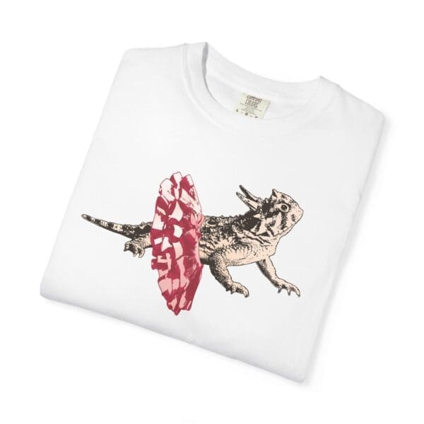 Dancing Horned Lizard Heavyweight T-Shirt - Image 4