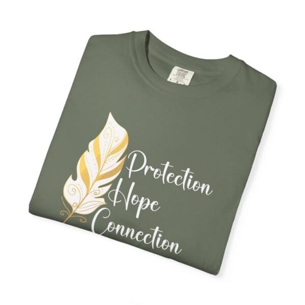 Protection, Hope, Connection - Feather Heavyweight T-Shirt - Image 16
