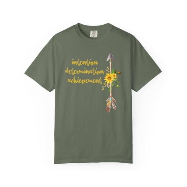 Intention, Determination, Achievement - Up Arrow Heavyweight Tee - Image 20