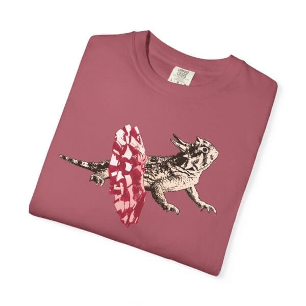 Dancing Horned Lizard Heavyweight T-Shirt - Image 17