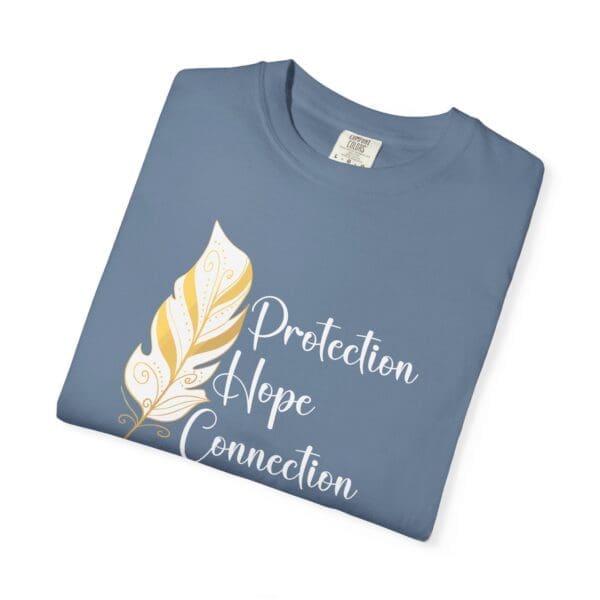 Protection, Hope, Connection - Feather Heavyweight T-Shirt - Image 13