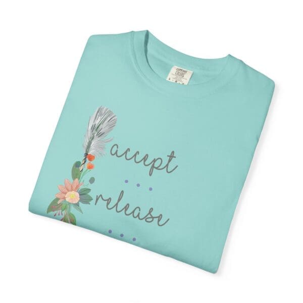 Accept, Release, Persevere - Down Arrow Heavyweight T-Shirt - Image 16