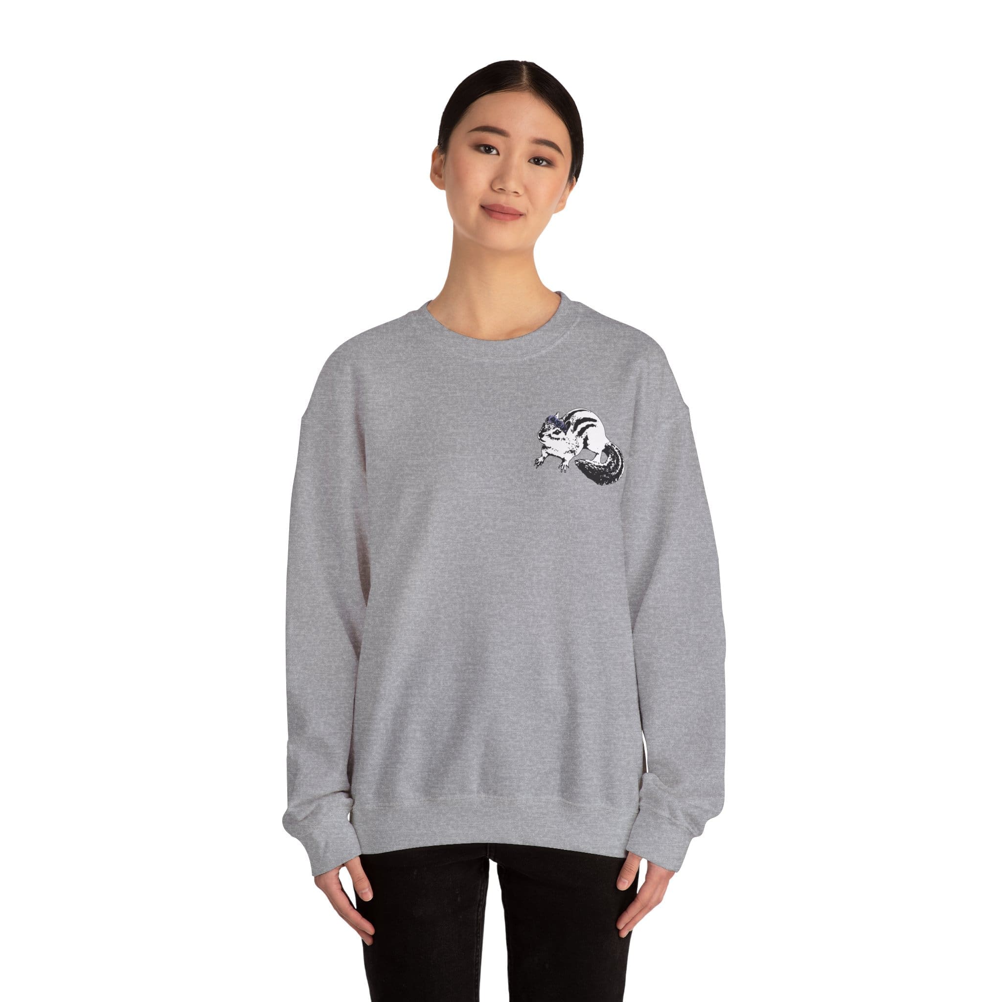 Chipmunk Flower Princess Crewneck Sweatshirt - Image 9