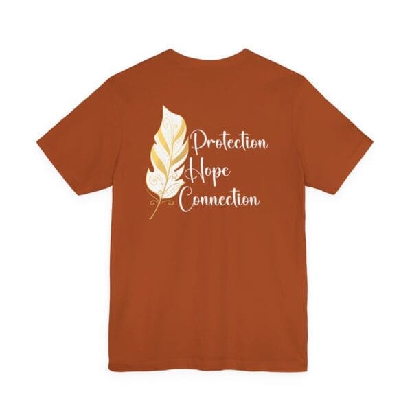 Protection, Hope, Connection - Feather Lightweight T-Shirt - Image 8