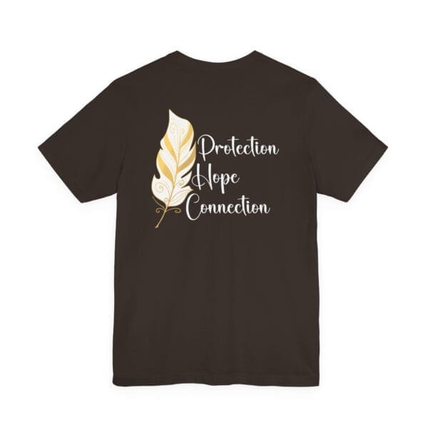 Protection, Hope, Connection - Feather Lightweight T-Shirt - Image 16