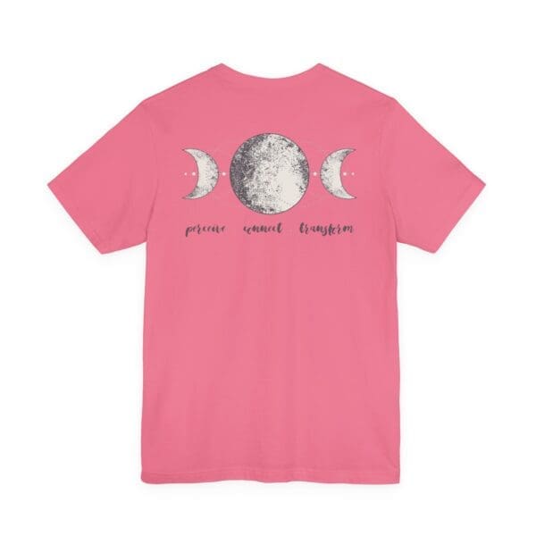 Perceive, Connect, Transform - Moon Phases Lightweight T-Shirt - Image 7