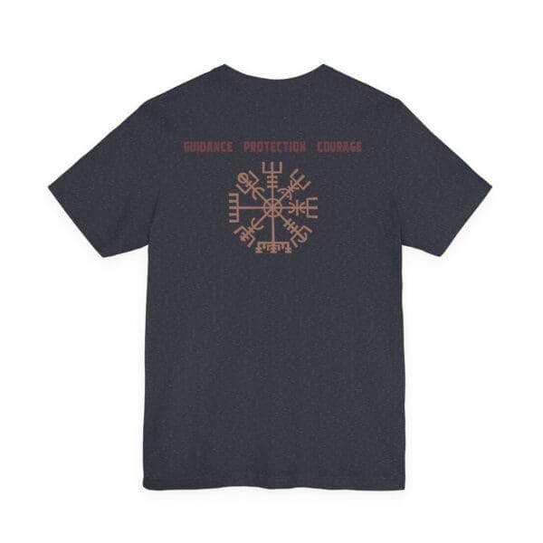 Guidance, Protection, Courage - Vegvisir Lightweight T-Shirt - Image 16