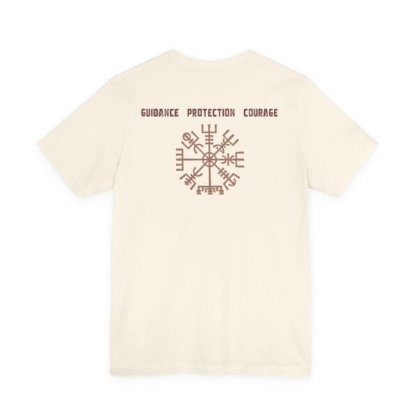 Guidance, Protection, Courage - Vegvisir Lightweight T-Shirt - Image 3